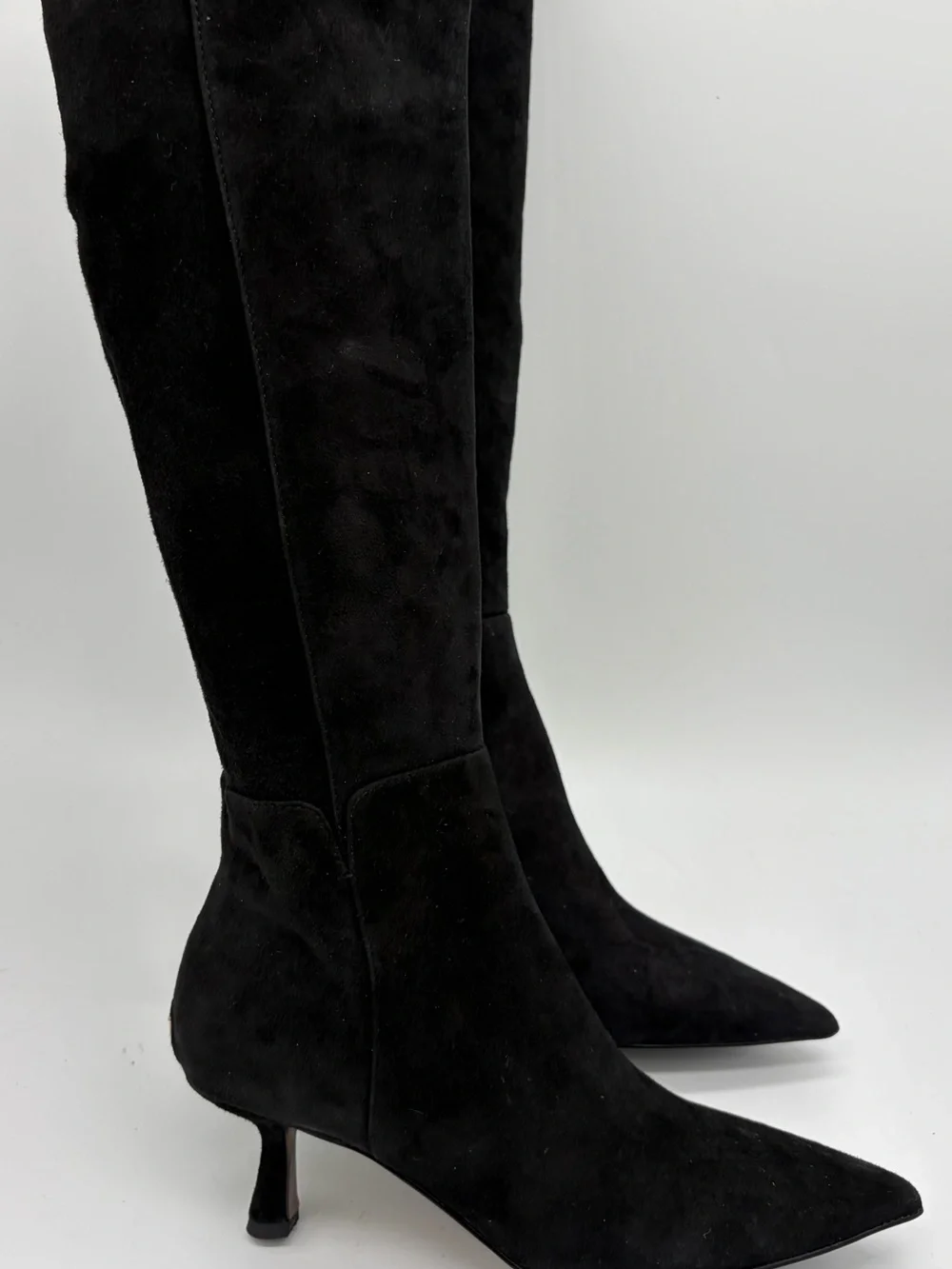 Sam Edelman Black Over-the-Knee Suede Boots
